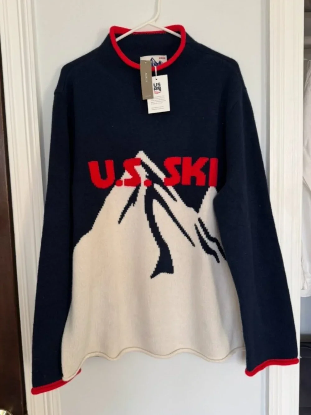 BRAND NEW J. Crew U.S. Ski & Snowboard Wool Rollneck Sweater in Medium